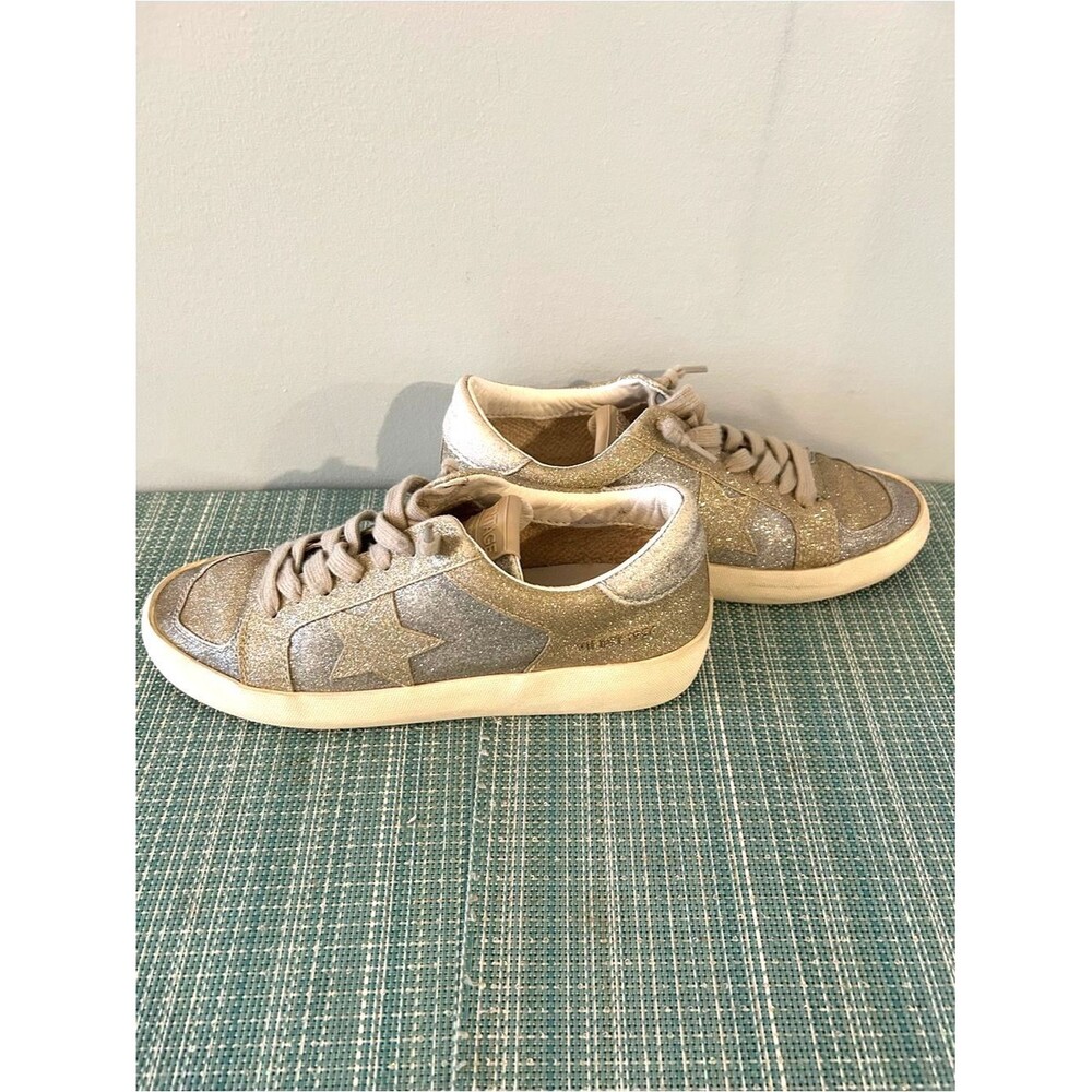 Vintage Havana Silver & Gold Glitter Sneakers